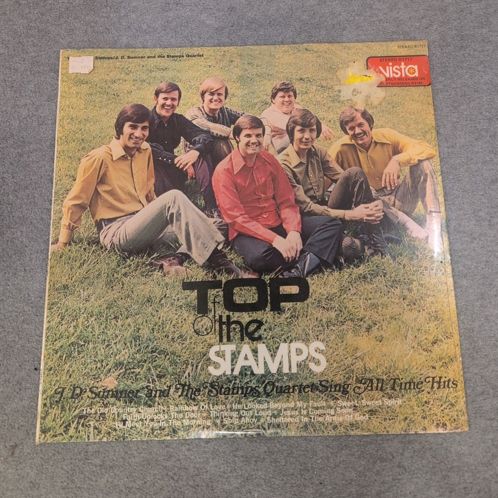 JD Sumner and The Stamps Quartet Top of the Stamps Vinyl LP Vista R1717 Gospel - Picture 1 of 2